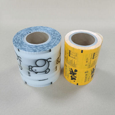 Oxygen Barrier Peanut Butter Roll Film Extend Shelf Life Bahan komposit PE/AL tahan lama untuk keamanan pangan