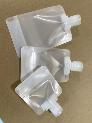 Di stok 30ml 50ml 100ml kantong untuk cairan, gel, susu, minuman dan jus