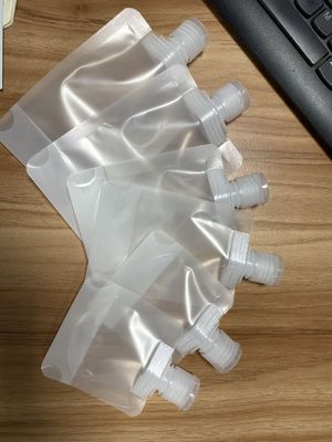 Disesuaikan transparan siap untuk pergi Spout tas dalam stok