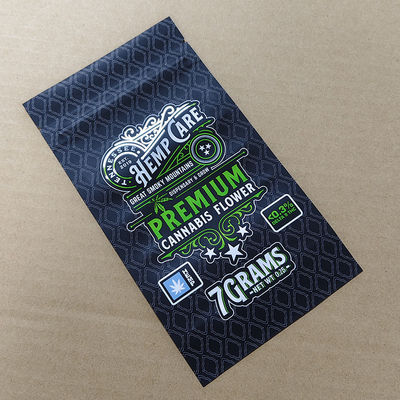 Kantong Tahan Anak dengan Cetakan Kotak-kotak Bersertifikasi ISO 8317 EN 14375, Sesuai REACH/ROHS