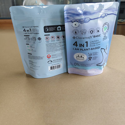 Standar Warna Pantone Stand Up Bags Untuk Laundry Detergent Pods Kemasan Fitur Kelembaban-Buktinya-bocor-Buktinya.