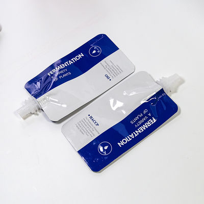 Kantong Spout 100ml Dasar Datar Disesuaikan Untuk Solusi Pengemasan Berdiri