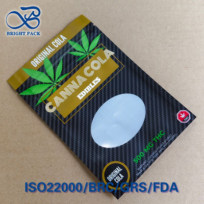 Kemasan tahan anak dengan jendela - Lapisan foil aluminium & tahan oksigen