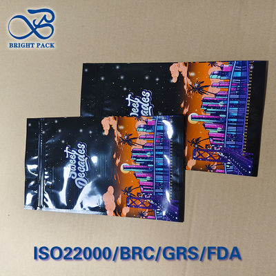 Kantong Tahan Anak Tri-Seal Cetak Pemandangan Malam Kota Kustom - Bersertifikasi ASTM F963