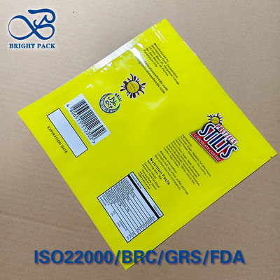 Custom Logo Heart Shape Stand Up Zipper Bags, Food Safe Re-sealable Packaging Bags Untuk Permen & Snack