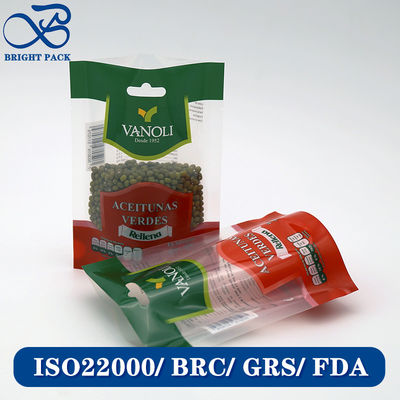 Kantong kemasan makanan plastik transparan yang dapat didaur ulang Percetakan logo khusus Pabrik Penjualan langsung.
