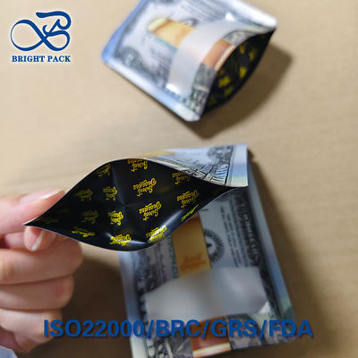 Childproof Dollar Bill Bags NFC Tamper-Proof 600D Polyester Base Untuk Merek AS