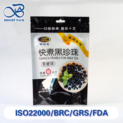 Kantong Berdiri Tahan Lembap Dengan Jendela Transparan Untuk Pengemasan Bahan Makanan Kering yang Hemat Biaya.