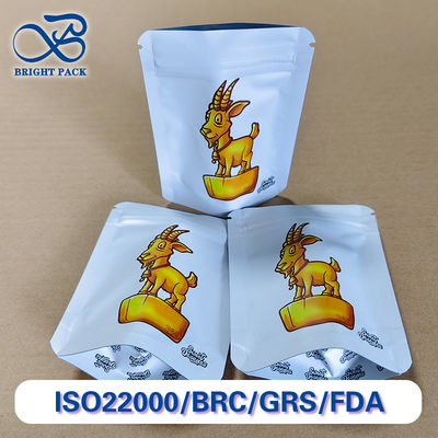 Kantong Berdiri Ritsleting yang Dapat Ditutup Kembali Untuk Pengemasan Mainan Kecil Fitur Anti-Statis Dan Ringan.