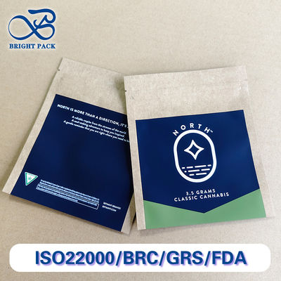 Kantong Kertas Kraft Cetak Kustom Pesanan Massal Ramah Lingkungan Cetak Logo 10 Warna Ritel.