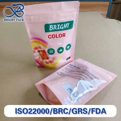 Tas anti anak yang mudah dirusak Logo dan bahan yang dapat disesuaikan untuk kemasan kantong cuci.