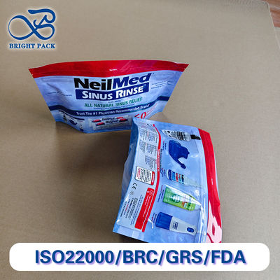 Kantong berdiri yang bisa ditutup kembali untuk kemasan agen pembersih dengan desain yang dapat disesuaikan dengan diskon massal.