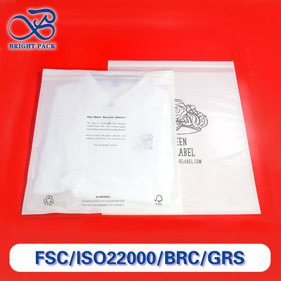 5x7 Tas Kaca Bebas Asam Kraft Biodegradable Cellophane Bag T-Shirt Pakaian Kemasan