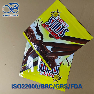 Kantong Saus Cokelat Tahan Suhu Tinggi 120°C Aman Pengisian Panas Lapisan Penghalang EVOH Bersertifikasi FDA/EC1935