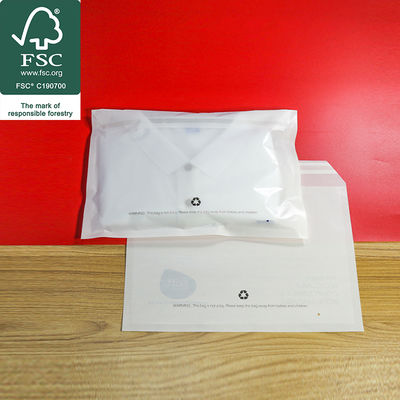 Kantong kertas lilin kaca subtranslucent yang dapat terurai dengan logo Anda sendiri