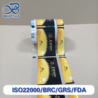 Film Kemasan Buah Berlapis Berwarna Premium Ukuran Custom Kelembaban-Buktinya-Tahan Air Mata-Ramah Lingkungan-SGS-Sertifikasi Untuk Apel / Citrus / Berry