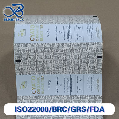 Premium Food-Safe Easy-Tear Paper Roll Heat Seal Coating untuk Efisien Tea Bag Overwrap Packaging