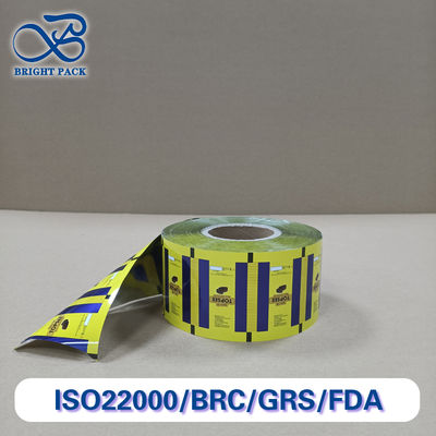 Film Kemasan Cokelat Premium High Barrier Tahan Kelembaban Multilapis Memperpanjang Umur Simpan Ukuran Kustom