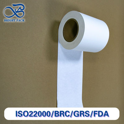 Kompostable blank paper roll film untuk produk reflektif dan dekoratif kemasan greaseproof