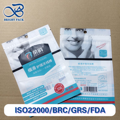 Kantong Tusuk Gigi Premium untuk Pesanan Massal Ukuran Kustom / Kantong Film Komposit Cetak