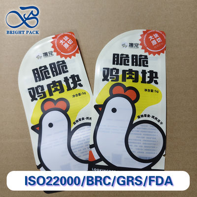 Premium ayam beku-dikeringkan tas pengemasan hewan peliharaan tas komposit plastik penghalang tinggi