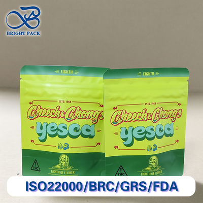 Kantong Resleting yang Dapat Ditutup Kembali Tahan Anak Ukuran Kustom Tahan Anak Ramah Lansia