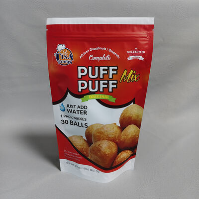 Cetak Kustom, Kantong Berdiri dengan Penghalang Tinggi dengan Resleting yang Dapat Ditutup Kembali