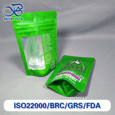 Kantong Mylar Berdiri Tahan Anak - Keamanan Bersertifikasi untuk Obat & Pod Deterjen