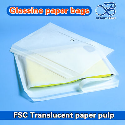 Di stok ramah lingkungan FSC Biodegradable Glassine Kantong Kertas Untuk Pakaian, Kaos Dan kaus kaki