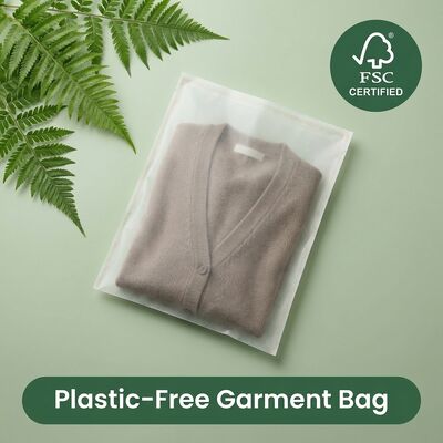 Home Kantong Kaca Kompostabel untuk Pakaian Kemasan Pakaian Biodegradable Eco Pakaian Kantong untuk OEM Daur Ulang Bersertifikat